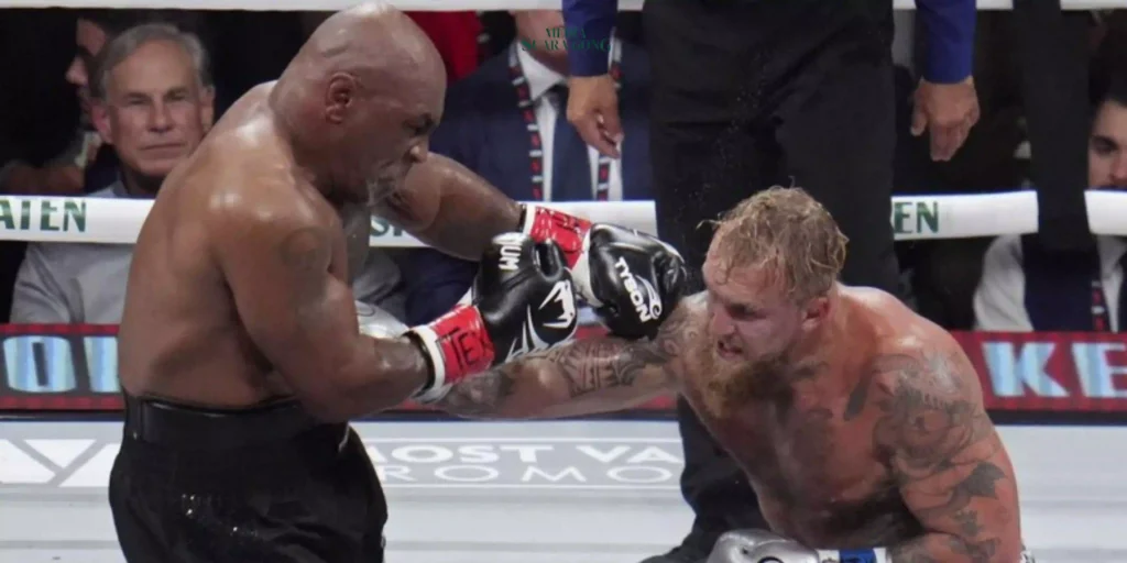Gaes !!! Jake Paul Taklukkan Mike Tyson dalam Duel 8 Ronde di AT&T Stadium