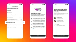 Gaes !!! Instagram Kini Izinkan Pengguna Reset Algoritma untuk Personalisasi Ulang Konten