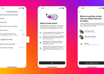 nstagram menghadirkan fitur baru yang memungkinkan pengguna untuk mengatur ulang algoritma rekomendasi konten mereka.