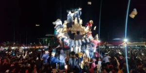 Ribuan Pengunjung Ramaikan Festival Banjir Tahu Season 6 di Kunir Lumajang