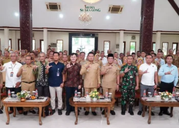 Pemerintah Kabupaten Lamongan menggelar high-level meeting (HLM) di Pendopo Lokatantra, Yang akan membahas strategi pengendalian inflasi menjelang Libur Nataru 2024-2025