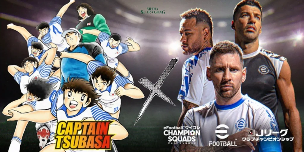 KONAMI Hadirkan Kolaborasi Captain Tsubasa dalam Game eFootball