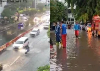 BMKG mengidentifikasi fenomena awan cumulonimbus (CB) sebagai penyebab utama terjadinya Hujan Lebat disertai Angin yang terjadi di Surabaya