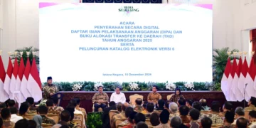 Presiden Republik Indonesia, Prabowo Subianto, secara resmi meluncurkan Katalog Elektronik atau E-Katalog Versi 6.0