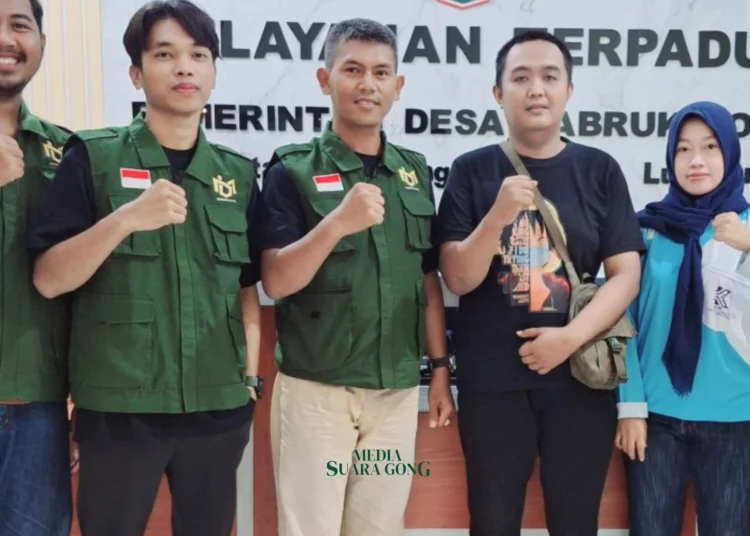 Sinergi KIM Gerbang Desa Labruk Lor dan KIM Babakan Maju Perkuat Konektivitas Desa di Lumajang