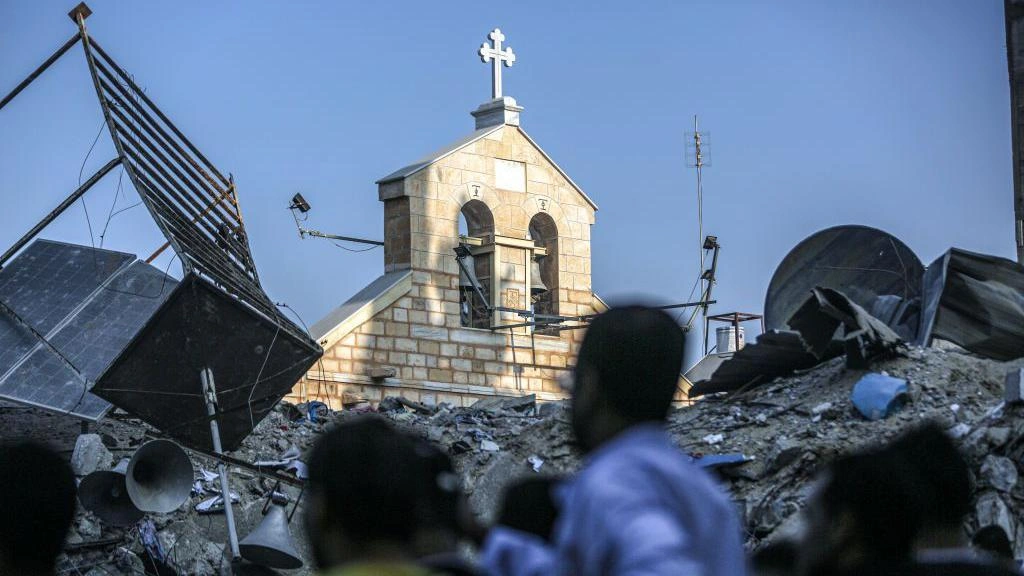 Gereja Katolik Ritus Timur yang menjadi tempat perlindungan Umat Kristiani hancur karena konflik di Gaza