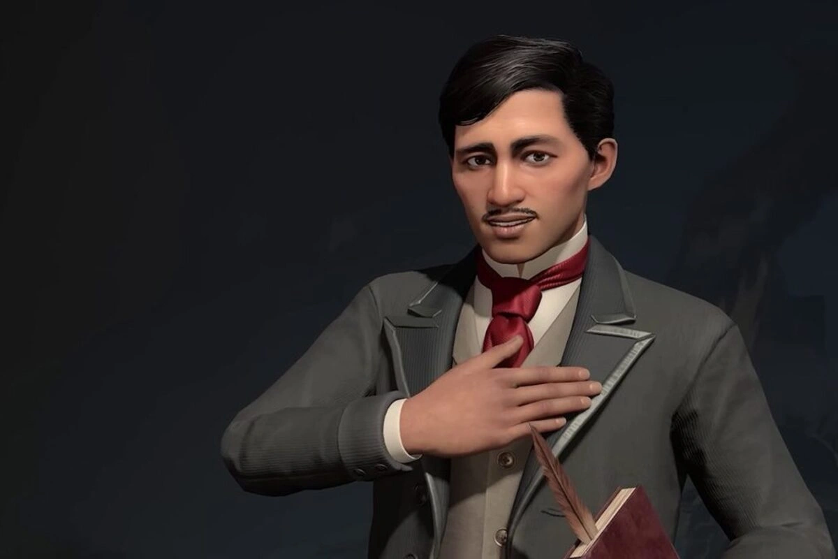 Bapak bangsa Filipina, Jose Rizal dalam trailer game Civ 7