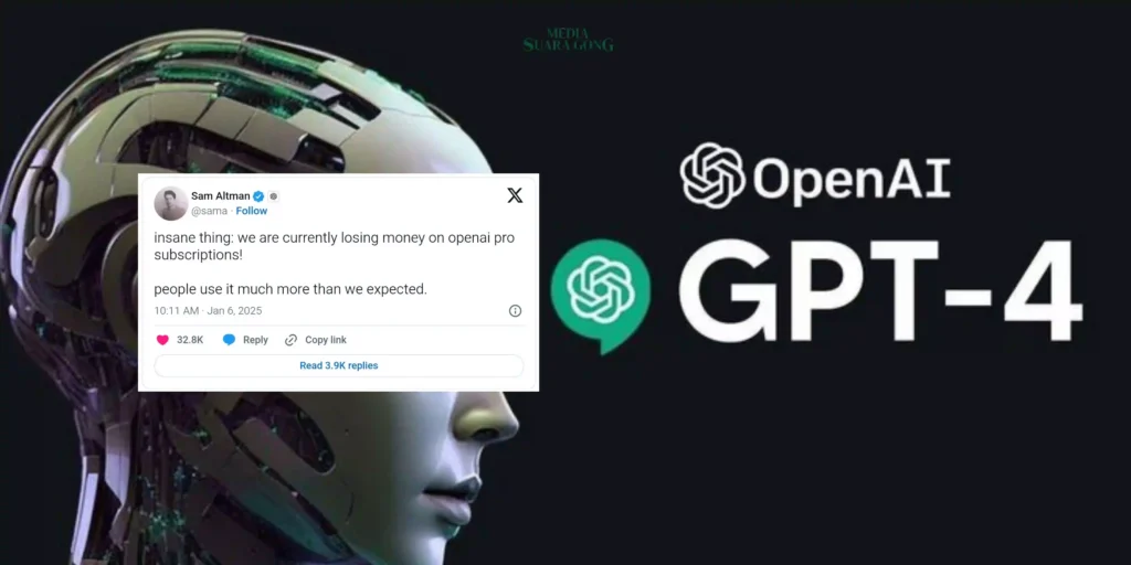 ChatGPT Versi Berbayar Picu Kerugian Perusahaan Akibat Tingginya Penggunaan