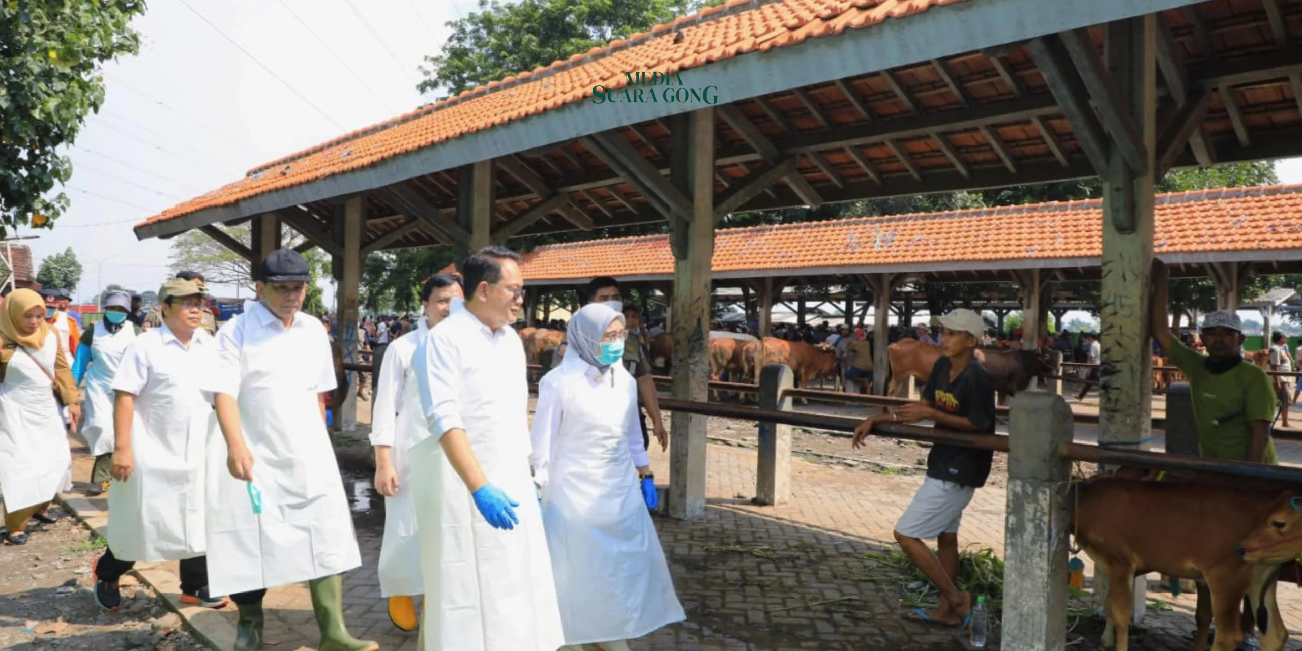 Tinjau Pasar Hewan Kota Probolinggo, Pj. Gubernur Adhy Pastikan Hewan Ternak Layak Dijual dan Ajak Semua Pihak Antisipasi Wabah PMK