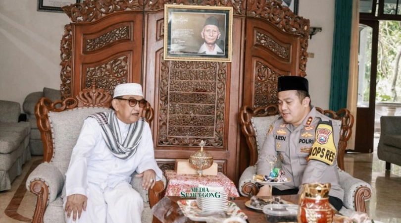 Kapolres Jombang Sowan ke Ulama untuk Jaga Keamanan Kota Santri (Media Suaragong)