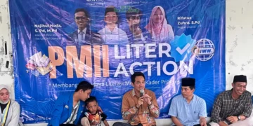 PMII Jombang Gelar Sekolah Literasi untuk Cetak Kader Produktif (Media Suaragong)