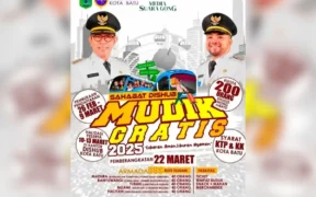 Pemerintah Kota (Pemkot) Batu resmi meluncurkan program mudik gratis sebagai upaya membantu masyarakat pulang kampung Tanpa Biaya