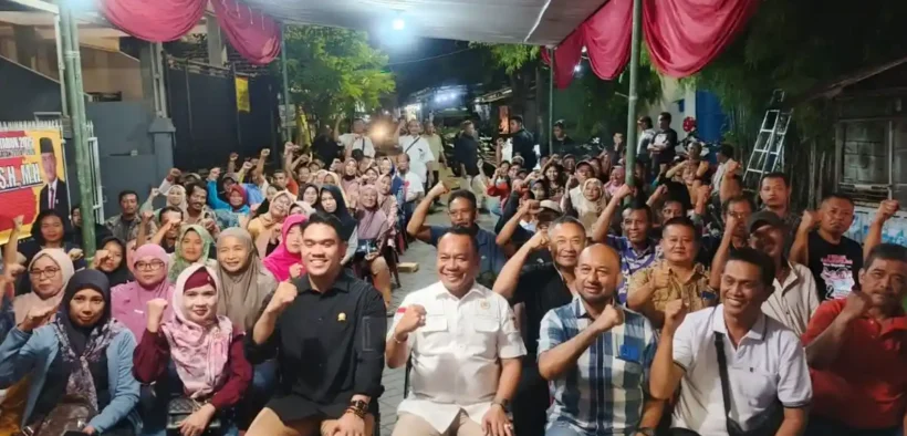 Reses tahap I tahun 2025, dilaksanakan oleh anggota DPRD provinsi Jatim Cahyo Harjo Prakoso, di Kedurus kecamatan Karangpilang, Surabaya