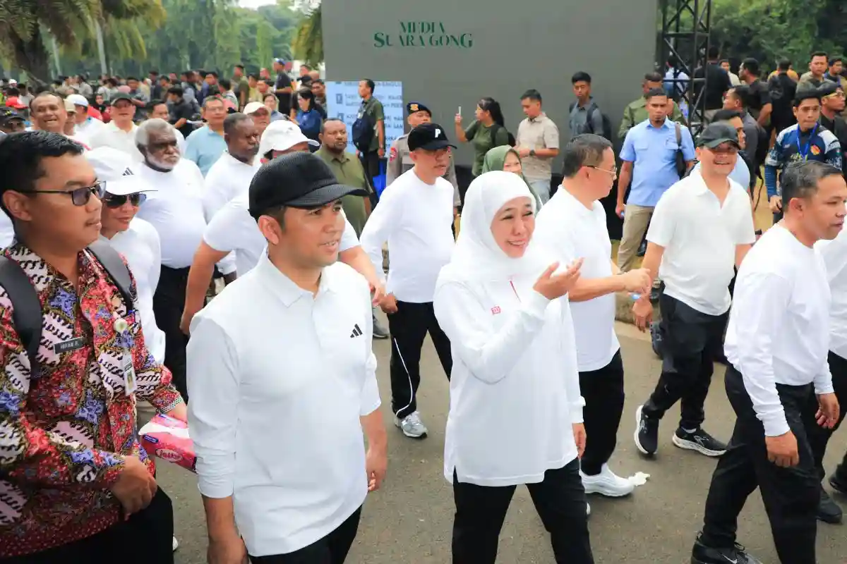 Khofifah Indar Parawansa - Emil Elestianto Dardak mengikuti Gladi Kotor Pelantikan Kepala Daerah-Wakil Kepala Daerah.