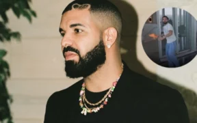 Drake Lempar Sandal Oranye ke arah Drone menjadi viral