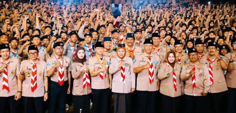 Khofifah di Hari Kepanduan Sedunia