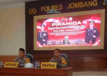 Kapolres Jombang Pererat Sinergi dengan Media Lewat Piramida (Media Suaragong)