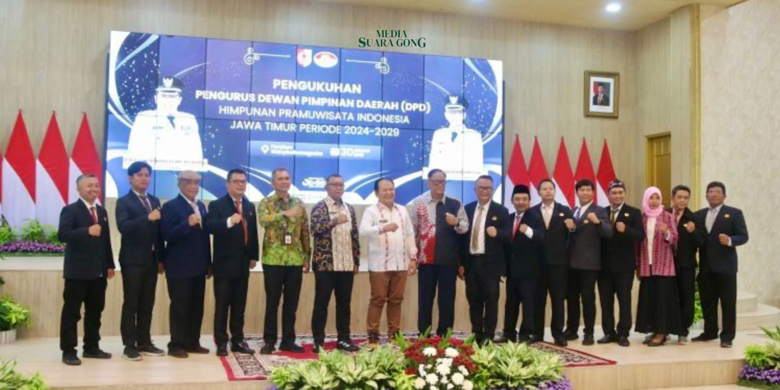 Pengurus DPD HPI Jawa Timur Periode 2024-2029 Dikukuhkan, Bupati Hendy Apresiasi Peran Pariwisata Jember