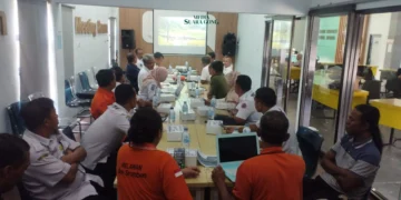 Rapat Koordinasi Mitigasi Bencana Retakan Tanah di Danau Tunjung, Jember