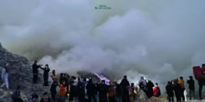 Pembayaran Tiket Masuk Kawah Ijen Wajib QRIS Mulai 31 Januari