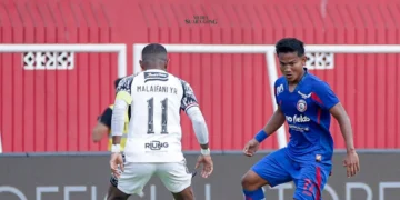 Arema FC menundukkan Bali United dengan skor tipis 1-0 dalam laga yang berlangsung di Stadion Supriyadi, Blitar, Senin (3/2/2025) kemarin