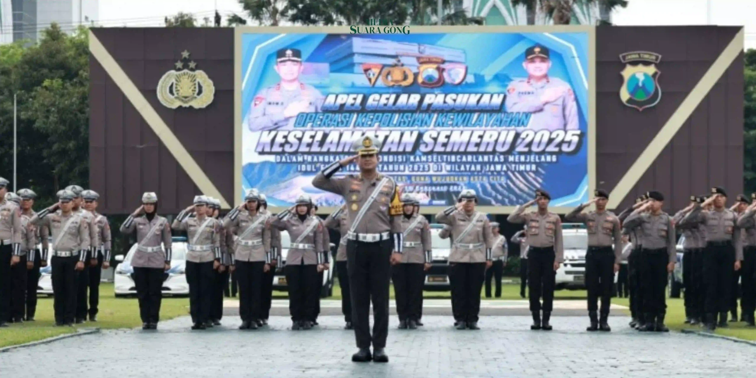 Menjelang perayaan Idul Fitri 1446 H, Polda Jawa Timur menggelar Operasi Keselamatan Semeru 2025, Tingkatkan Keamanan Lalu Lintas