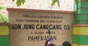 Tampak depan SDN Jungcangcang 3, Kelurahan Jungcangcang, Kecamatan Pamekasan