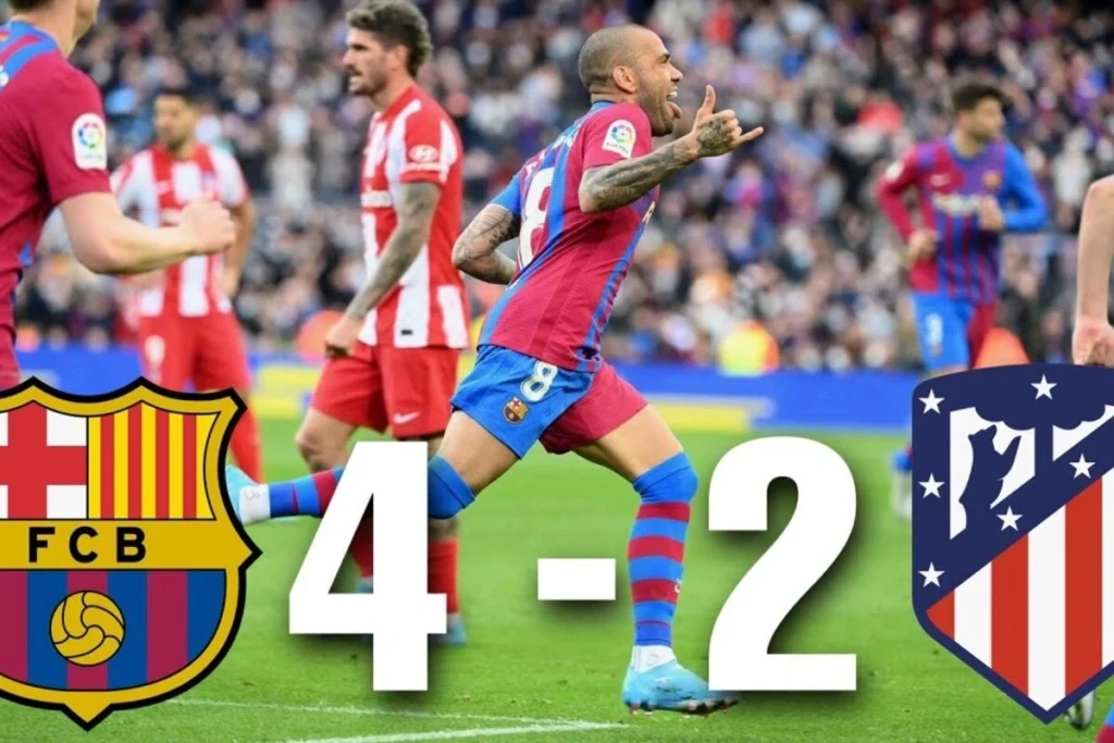 Comeback Epic Barca Tundukkan Atletico Madrid 4-2