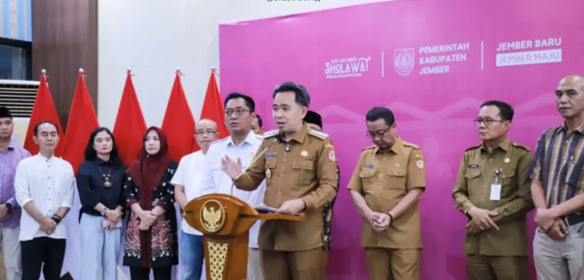Bupati Jember Gelar Konferensi Pers Terkait Program 100 Hari Kerja