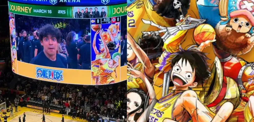 One Piece, salah satu anime & manga paling populer sepanjang masa, kini resmi menjalin kerja sama dengan tim basket legendaris NBA, LA Lakers