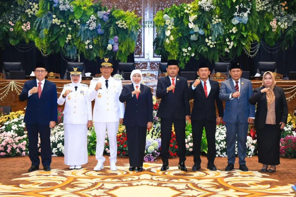 Gubernur Khofifah Hadiri Sertijab Bupati - Wakil Bupati Bojonegoro