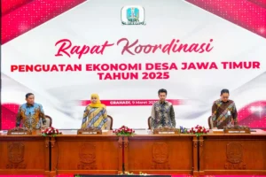 Gubernur Khofifah Ikuti Rakor Penguatan Ekonomi Desa bersama Kemenkop