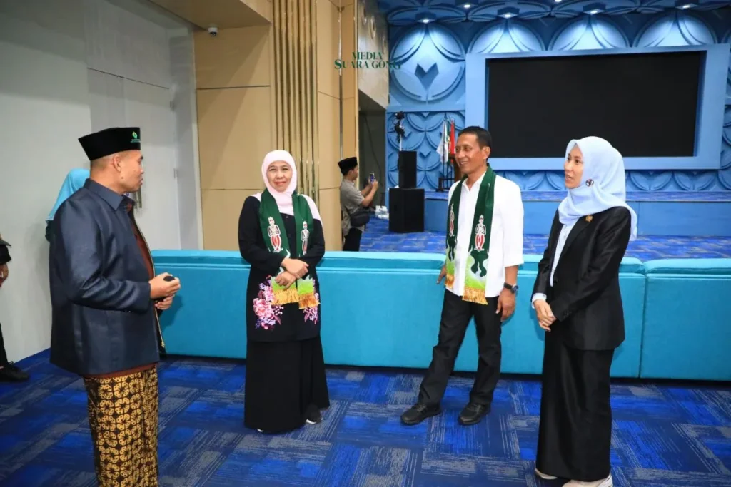 Gubernur Khofifah Kunjungi BMT NU Ngasem Bojonegoro