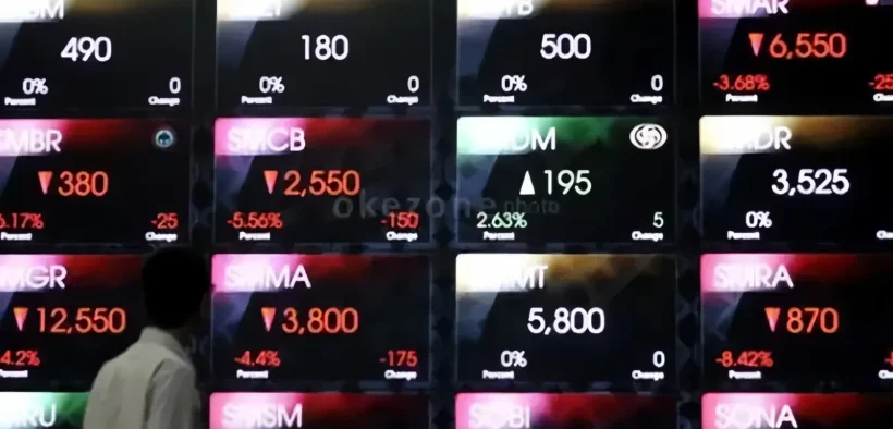 IHSG Terjun Bebas, Sentuh Level 5.991,91