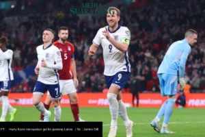 Inggris Hancurkan Latvia 3-0, Kokoh di Puncak Kualifikasi Piala Dunia 2026