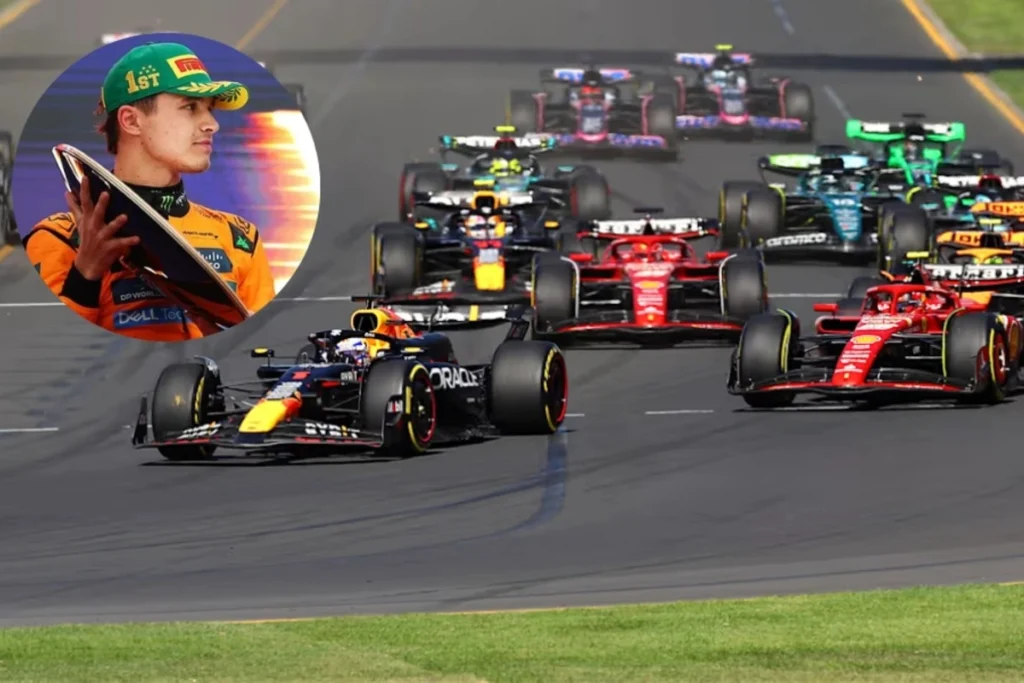 Lando Norris memenangkan GP Australia