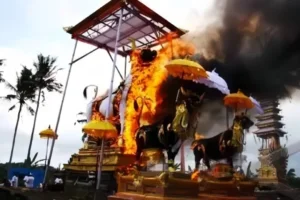 Ngaben, Prosesi Pembakaran Jenazah Hindu Bali