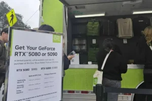Nvidia Jual Kartu Grafis RTX 5080 dan 5090 di “Food Truck” Pop-up selama GTC