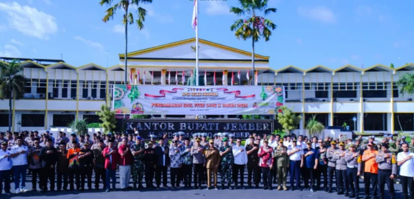 Pemkab Jember Gelar Apel Pasukan Operasi Ketupat 2025