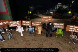 Player Roblox di Indonesia Gelar Demo Menolak Revisi UU TNI