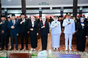 Tutup Sertijab di Lumajang, Gubernur Khofifah Sinkronkan Program Daerah