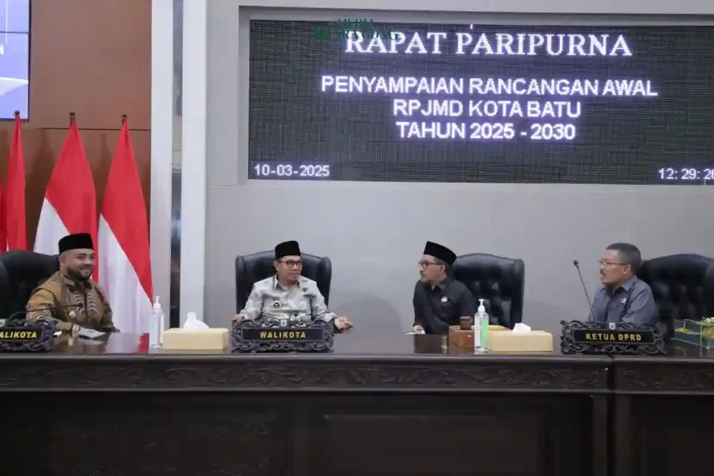 Pemerintah Kota Batu Sampaikan Rancangan Awal RPJMD Tahun 2025-2030