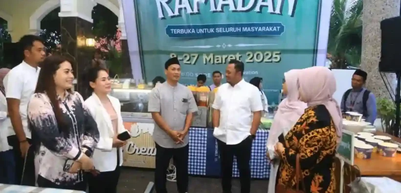 Festival Kuliner Gubukan Outdoor Ramadhan 2025 resmi dibuka di halaman Gedung Pertemuan Paseban Sena Probolinggo.