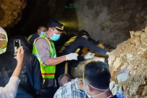 Penemuan Kerangka Manusia di Goa Pletes Sumbermanjing Malang