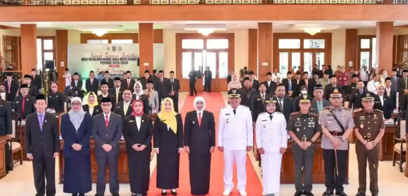 Hadiri Sertijab Wali Kota Probolinggo, Gubernur Khofifah ajak Wali Kota dan Wakil Wali Kota Probolinggo agar menerapkan innovative financing