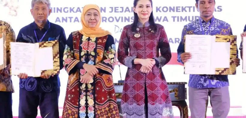 Khofifah Jalankan Misi Dagang Dengan Batik Pamekasan