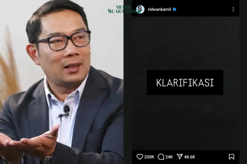 Ridwan Kamil Klarifikasi Tudingan Perselingkuhan: Fitnah Keji