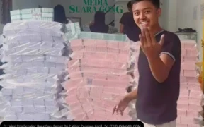 Viral Pria Penukar Uang Baru Pamer Rp 2 Miliar Pecahan Kecil