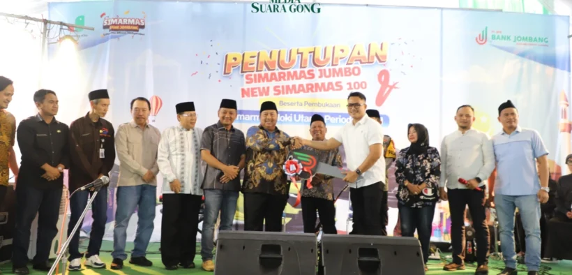 Bupati Warsubi Hadiri Penutupan Simarmas Bank Jombang, Undi Mobil & Dukung UMKM (Media Suara Gong)