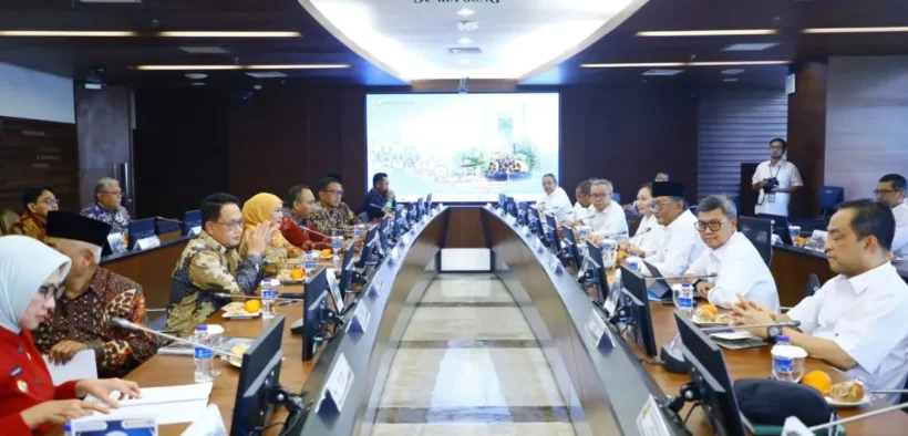 Bupati Lumajang dan Gubernur Jatim Audiensi ke Kementerian PUPR